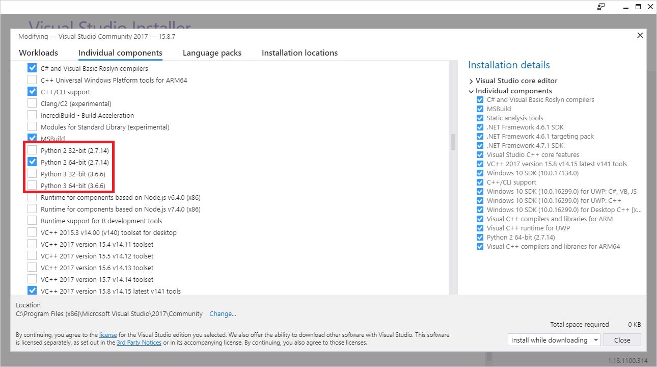 visual studio installer download